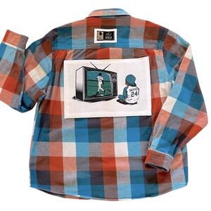 MLB Ken Griffey Jr Flannel Shirt Baseballism size XL